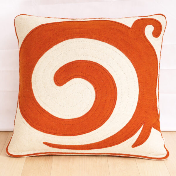 Coussin de sol Aïgul orange