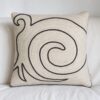 Houss de coussin blanc Aigul
