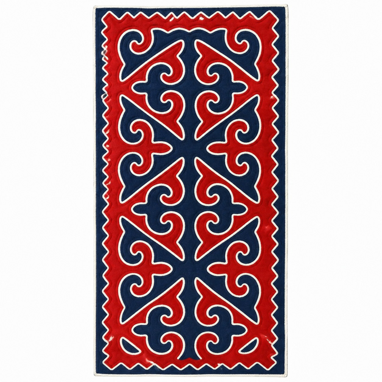 Tapis en laine feutrée héritage
