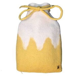 Bouillotte en feutre de laine Mérinos