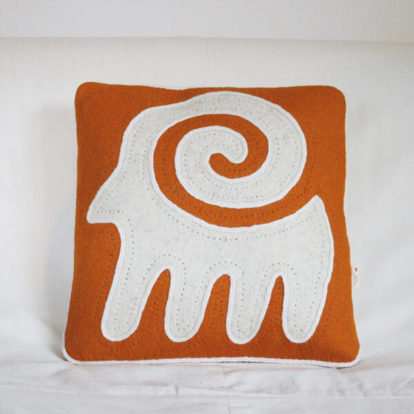 Housse de Coussin Argali orange