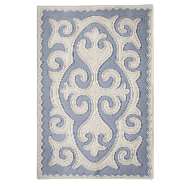 Tapis Sérénité bleu, variante 90x140cm