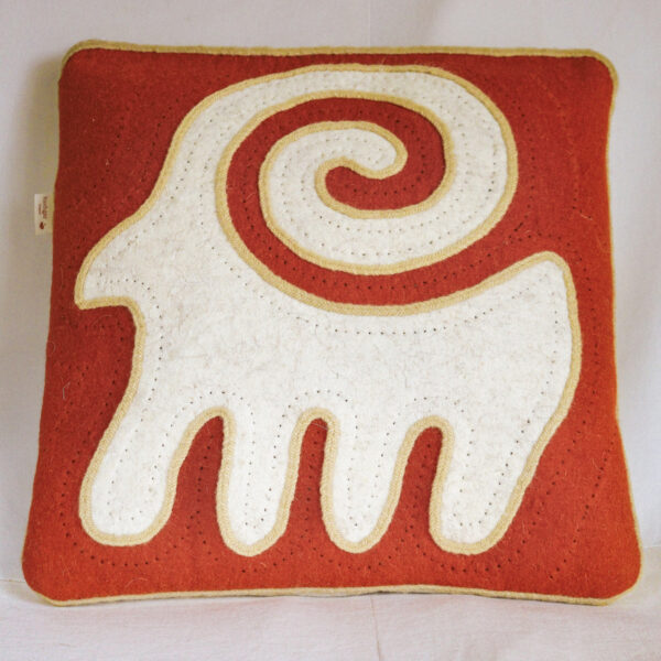 Housse de Coussin Argali rouge