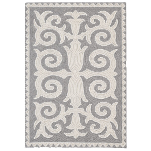 Tapis en laine feutrée - Hospitalité gris