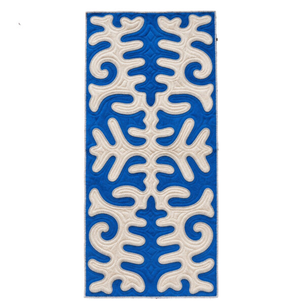Tapis en laine feutrée - Résilience bleu clair